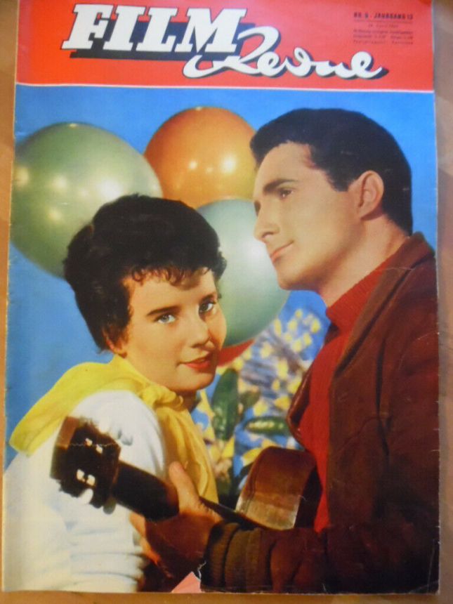 FILM REVUE magazine side cover Issue 9 28 April 1959
