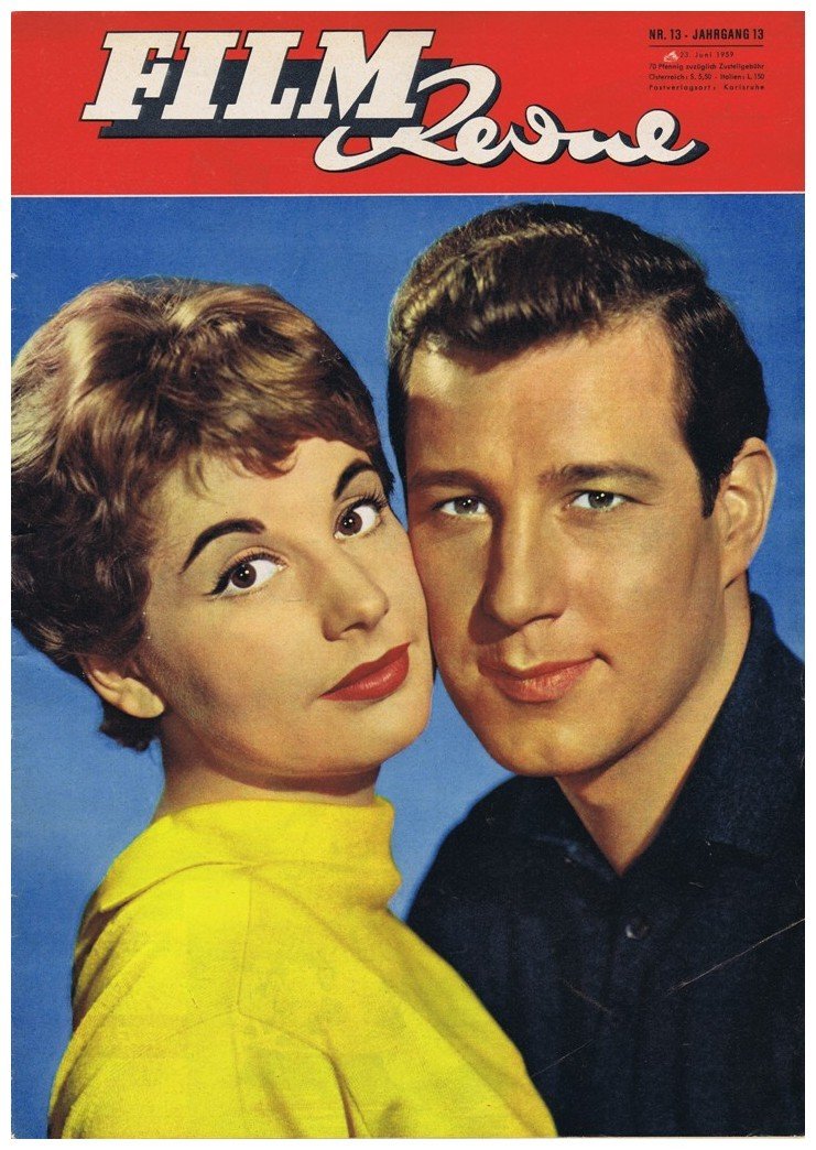 FILM REVUE magazine side cover Issue 13 23 June 1959