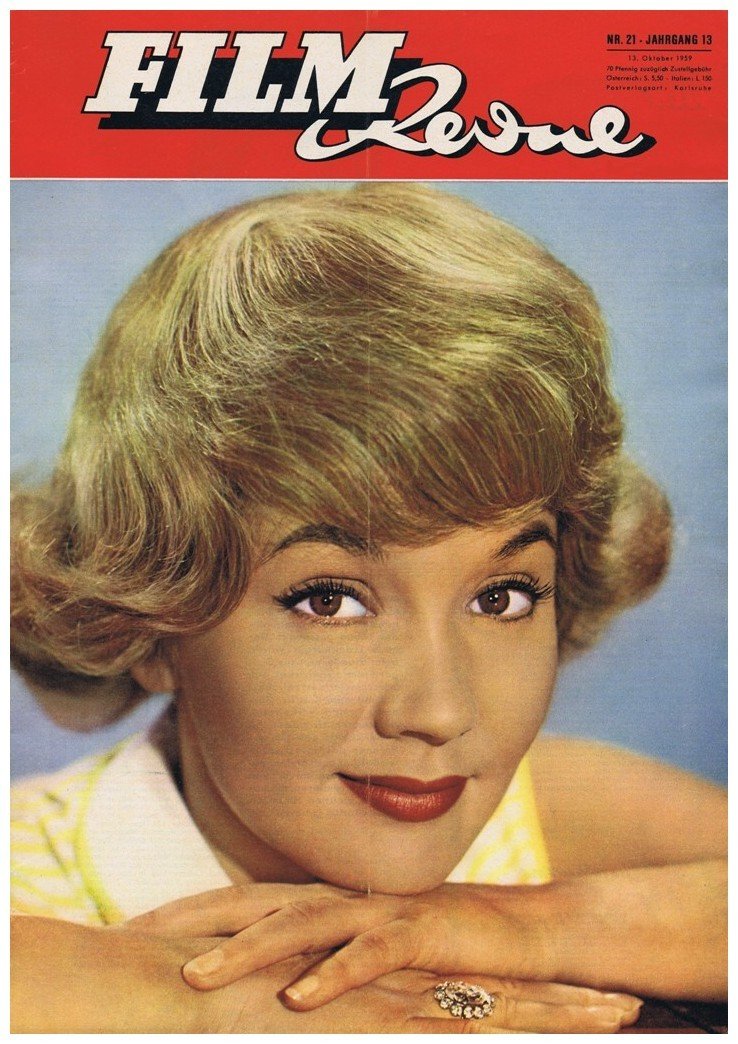 FILM REVUE magazine side cover Issue 21 13 October 1959