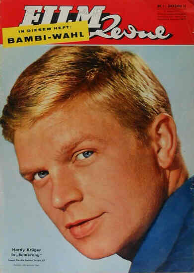 FILM REVUE magazine side cover Issue 1 5 January 1960