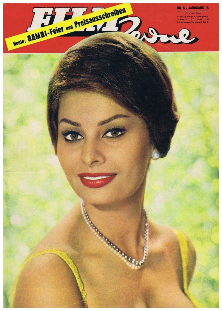 FILM REVUE magazine side cover Issue 8 12 April 1960