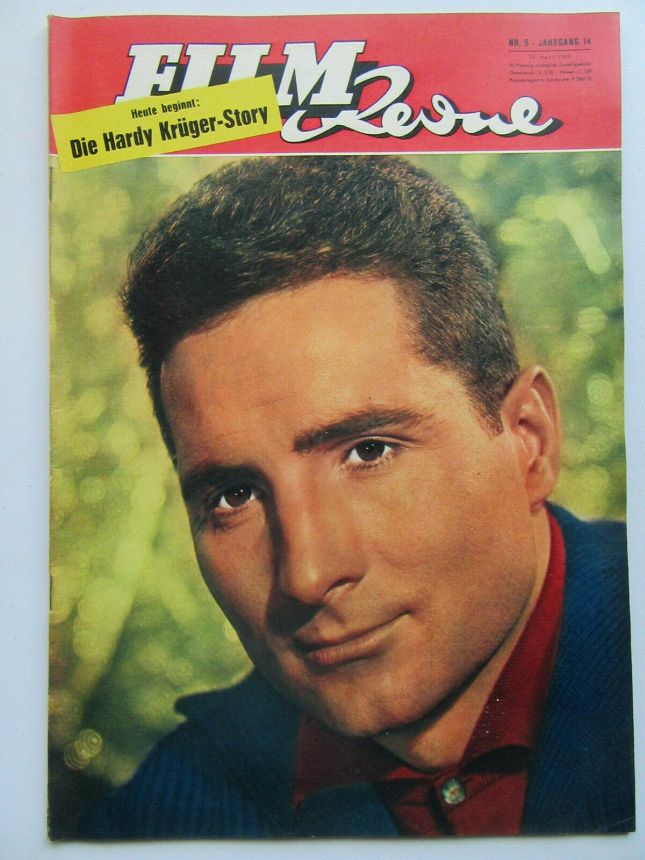 FILM REVUE magazine side cover Issue 9 26 April 1960