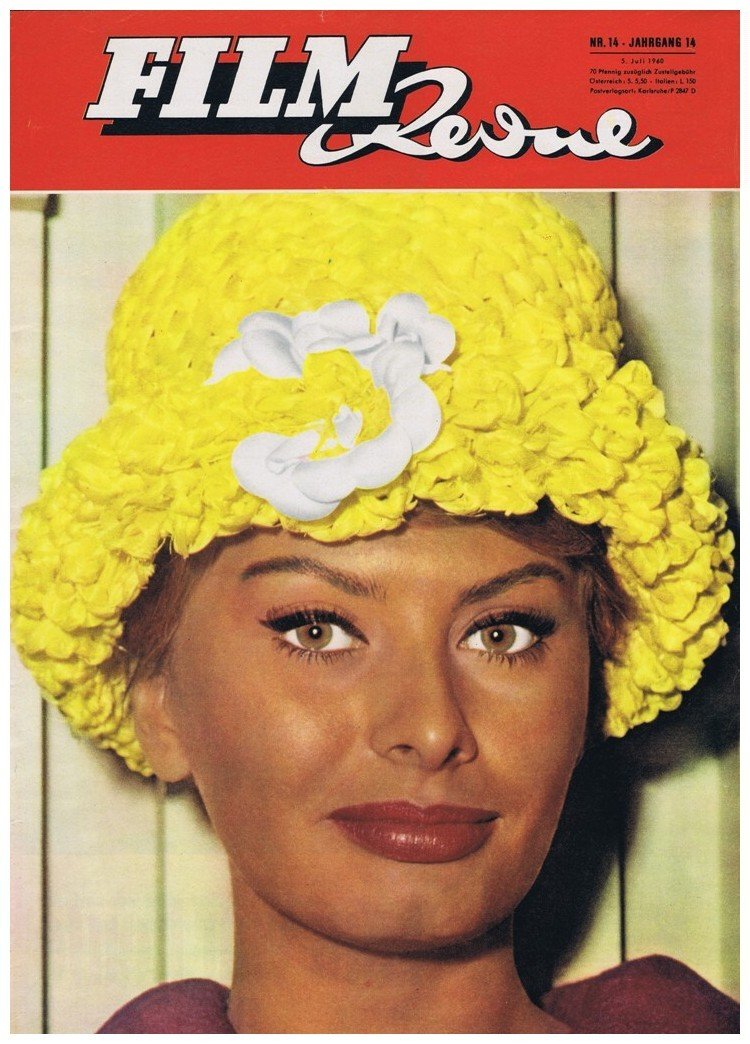 FILM REVUE magazine side cover Issue 14 5 July 1960