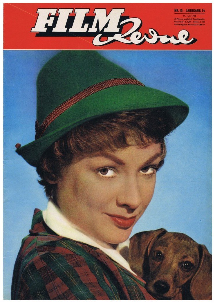 FILM REVUE magazine side cover Issue 15 19 July 1960