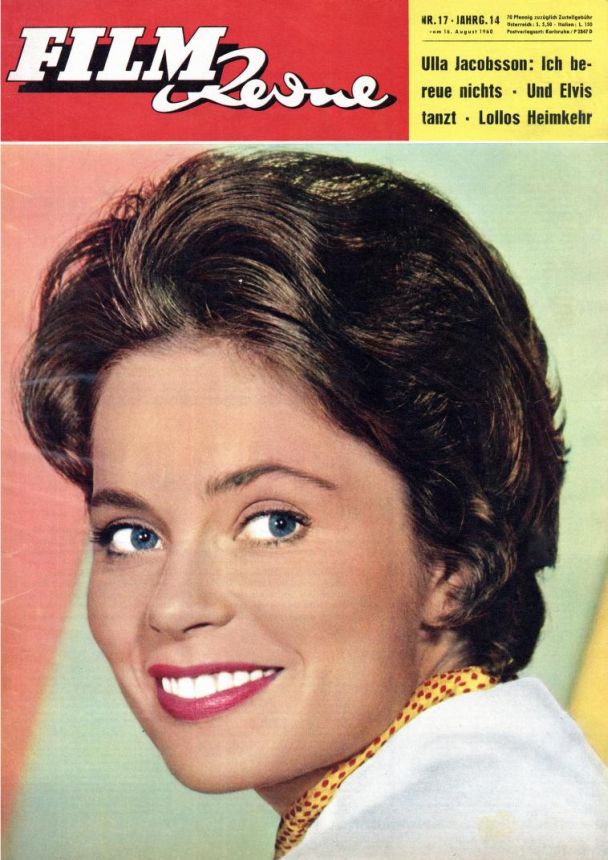 FILM REVUE magazine side cover Issue 17 16 August 1960