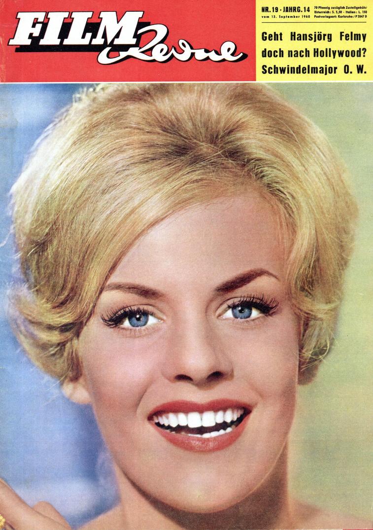 FILM REVUE magazine side cover Issue 19 13 September 1960