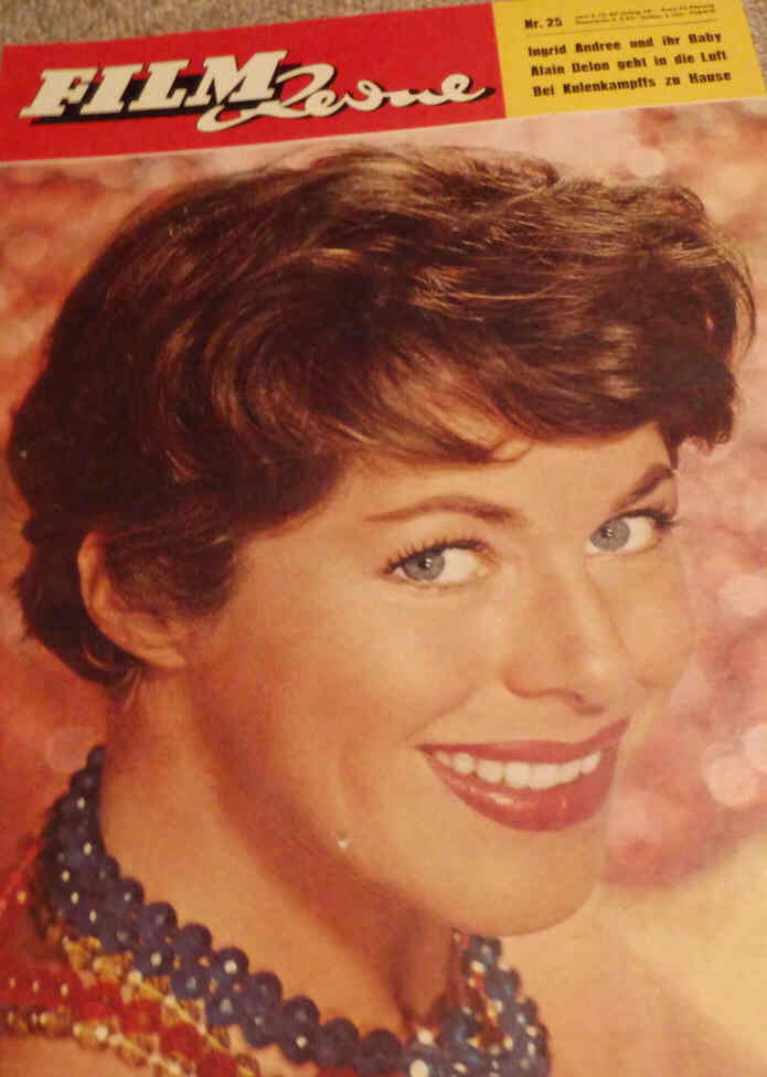 FILM REVUE magazine side cover Issue 25 6 December 1960