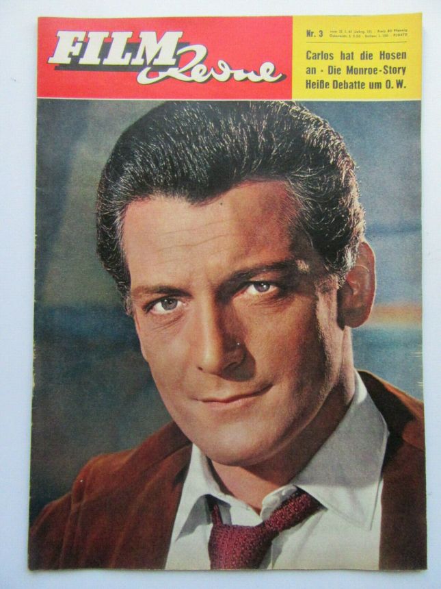FILM REVUE magazine side cover Issue 3 31 January 1961