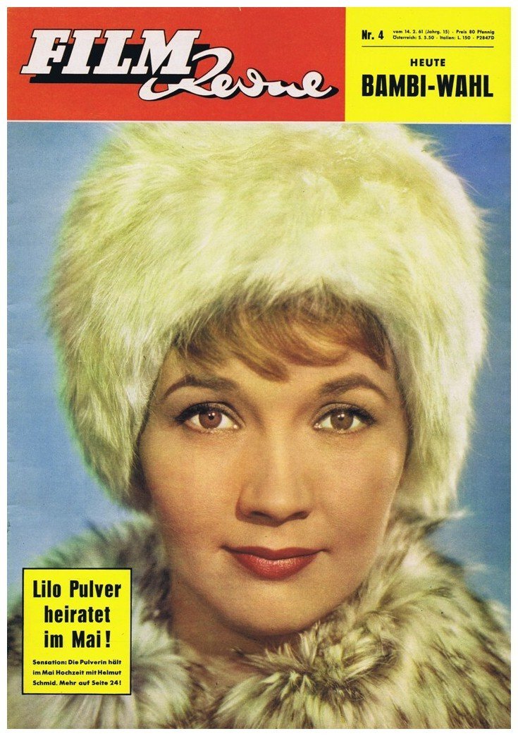 FILM REVUE magazine side cover Issue 4 14 February 1961