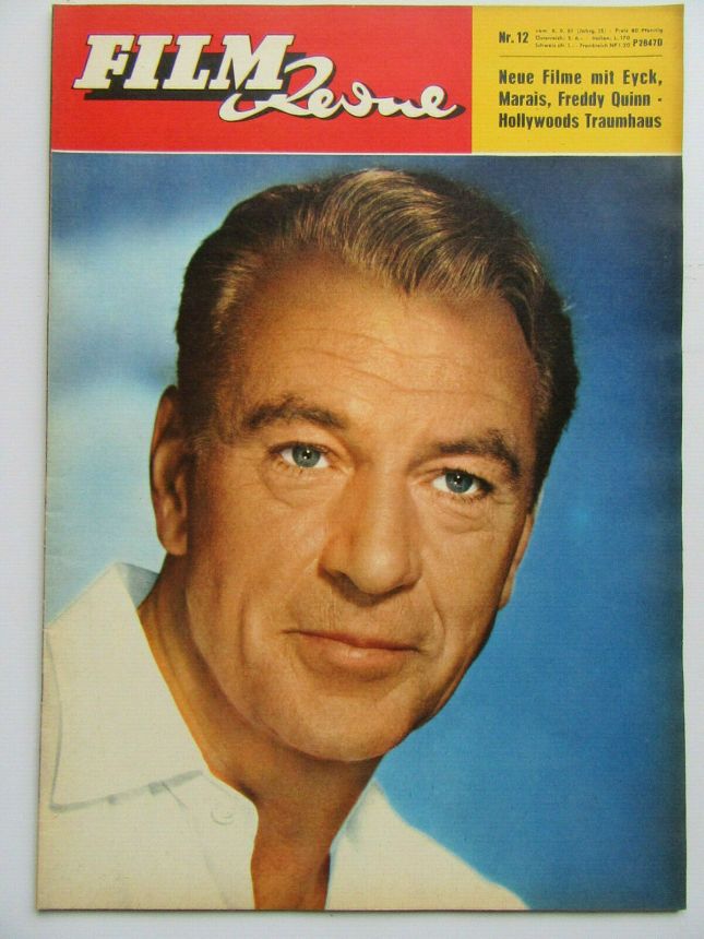 FILM REVUE magazine side cover Issue 12 6 June 1961