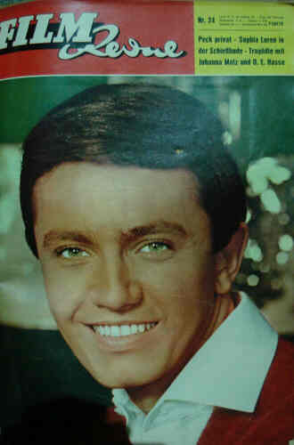 FILM REVUE magazine side cover Issue 24 21 November 1961