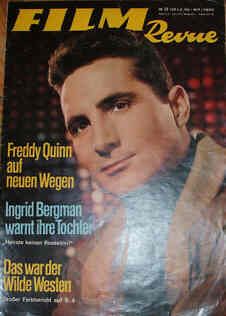 FILM REVUE magazine side cover Issue 23 6 November 1962