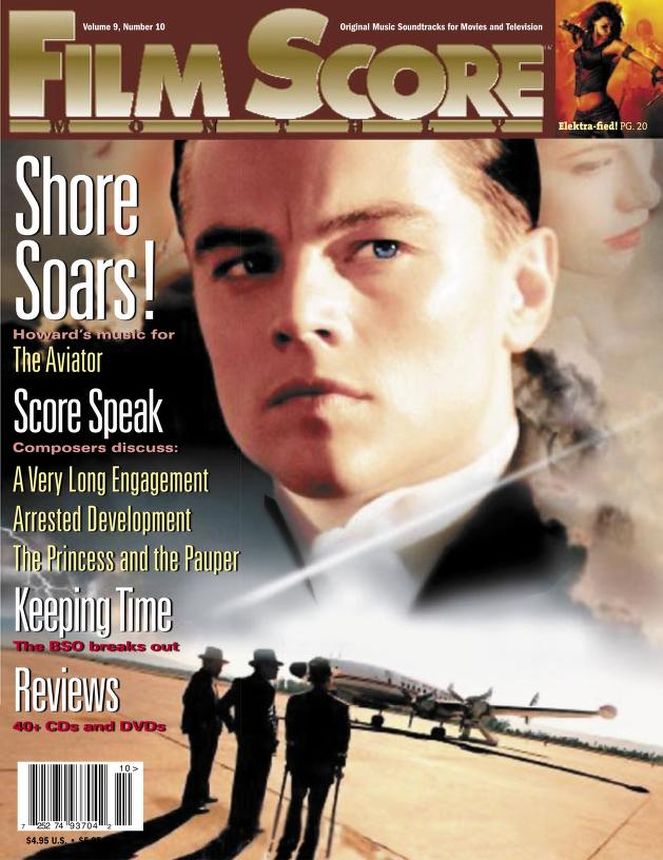 FILM SCORE MONTHLY magazine side cover Issue 157 Vol 9 # 10 December 2004