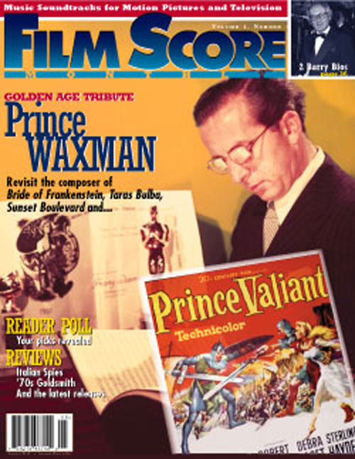 FILM SCORE MONTHLY magazine side cover Issue 101  Vol 4 # 4 May 1999