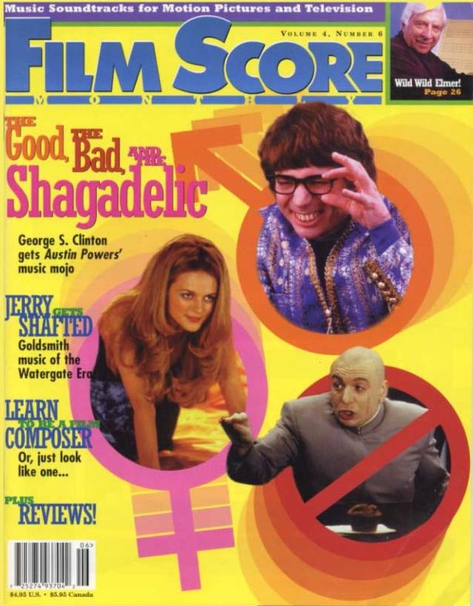 FILM SCORE MONTHLY magazine side cover Issue 103  Vol 4 # 6 July 1999