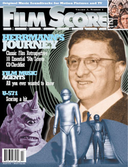 FILM SCORE MONTHLY magazine side cover Issue 111  Vol 5 # 4 April/May 2000