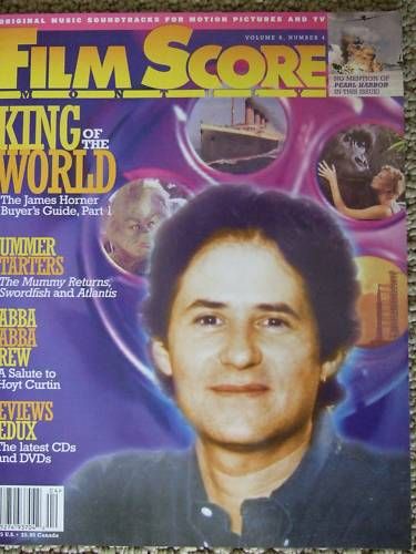 FILM SCORE MONTHLY magazine side cover Issue 121 Vol 6 # 4 April/May 2001