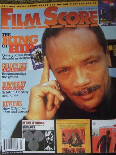 FILM SCORE MONTHLY magazine side cover Issue 124 Vol 6 # 7 August 2001