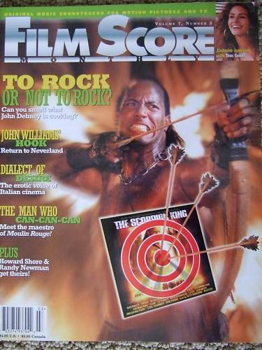 FILM SCORE MONTHLY magazine side cover Issue 130 Vol 7 # 3 March 2002