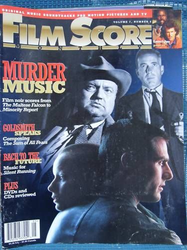 FILM SCORE MONTHLY magazine side cover Issue 132 Vol 7 # 5 June 2002