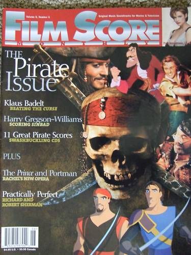 FILM SCORE MONTHLY magazine side cover Issue 143 Vol 8 # 6 July 2003