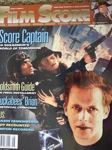 FILM SCORE MONTHLY magazine side cover Issue 155 Vol 9 # 8 September 2004