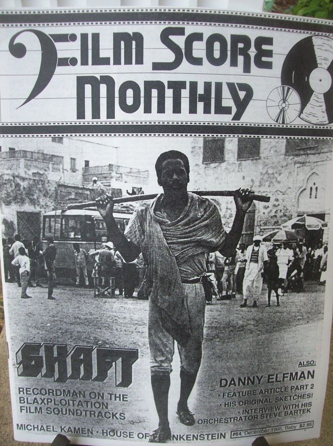 FILM SCORE MONTHLY magazine side cover Issue 64 December 1995