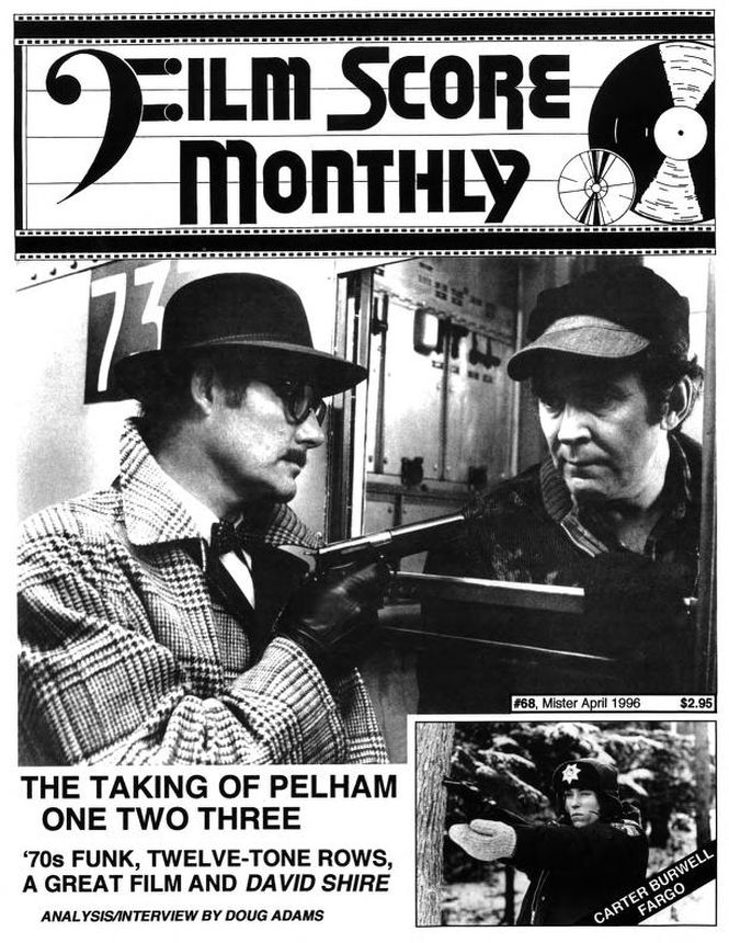 FILM SCORE MONTHLY magazine side cover Issue 68 April 1996