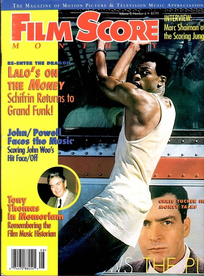FILM SCORE MONTHLY magazine side cover Issue 84  Vol 2 # 6 August 1997