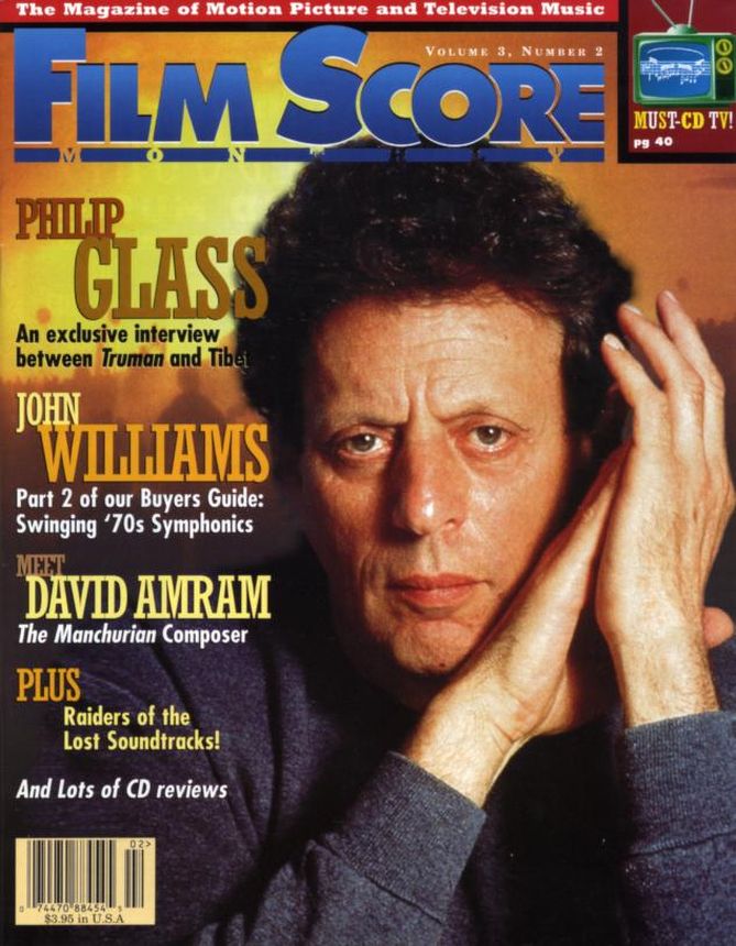 FILM SCORE MONTHLY magazine side cover Issue 89  Vol 3 # 2 February 1998
