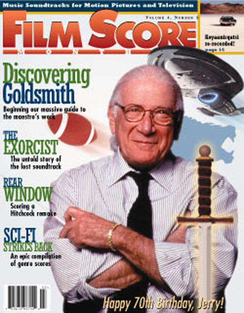 FILM SCORE MONTHLY magazine side cover Issue 99  Vol 4 # 2 February 1999
