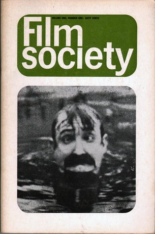 FILM SOCIETY REVIEW magazine side cover Issue 1 March 1963