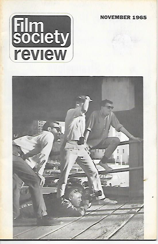 FILM SOCIETY REVIEW magazine side cover  Vol 1 # 3 November 1965