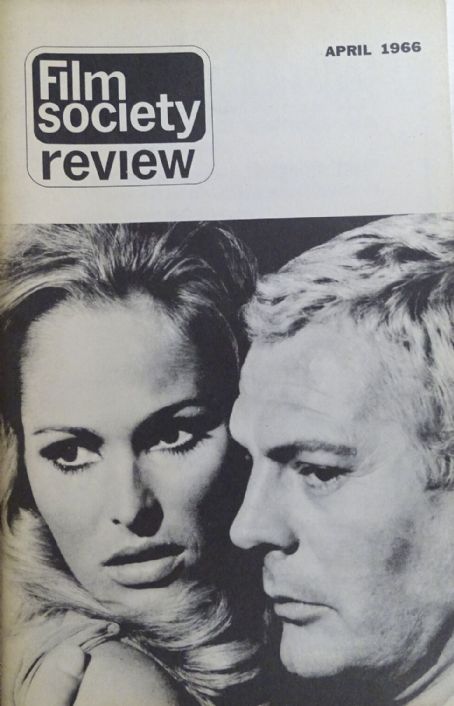 FILM SOCIETY REVIEW magazine side cover  Vol 1 # 8 April 1966