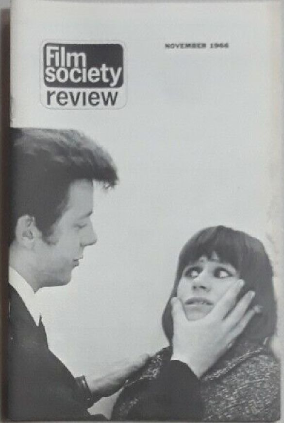 FILM SOCIETY REVIEW magazine side cover  Vol 2 # 3 November 1966