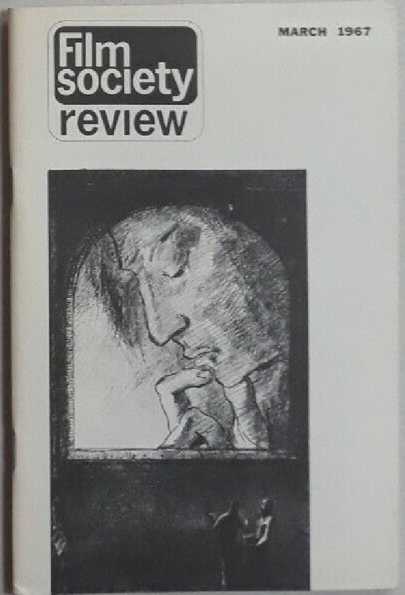 FILM SOCIETY REVIEW magazine side cover  Vol 2 # 7 March 1967