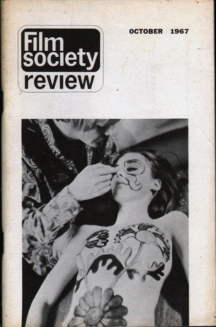 FILM SOCIETY REVIEW magazine side cover  Vol 3 # 2 October 1967