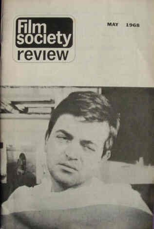 FILM SOCIETY REVIEW magazine side cover  Vol 3 # 9 May 1968