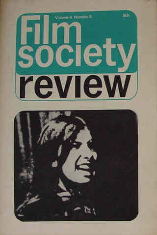 FILM SOCIETY REVIEW magazine side cover  Vol 4 # 8 April 1969
