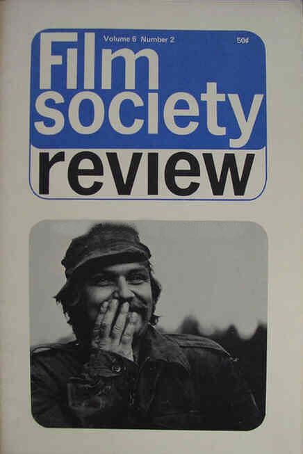 FILM SOCIETY REVIEW magazine side cover  Vol 6 # 2 October 1970