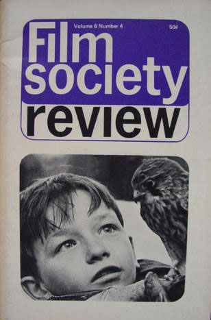 FILM SOCIETY REVIEW magazine side cover  Vol 6 # 4 December 1970