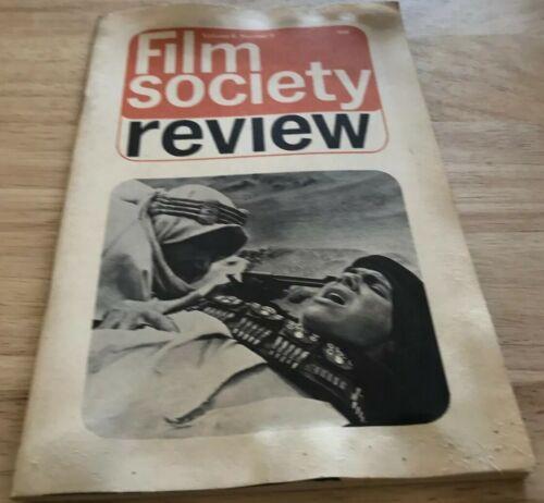 FILM SOCIETY REVIEW magazine side cover  Vol 6 # 9 May 1971