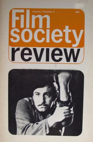 FILM SOCIETY REVIEW magazine side cover  Vol 7 # 3 November 1971