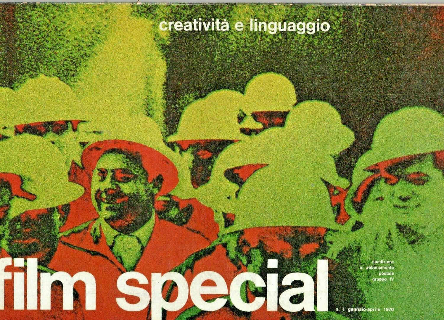 FILM SPECIAL magazine side cover Issue 1 January-April 1970