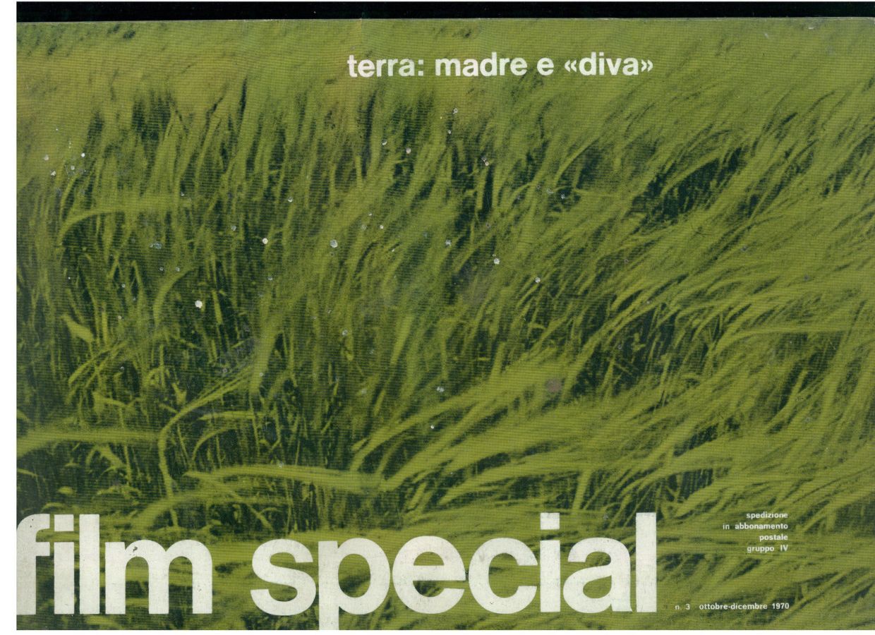 FILM SPECIAL magazine side cover Issue 3 October/November/December 1970