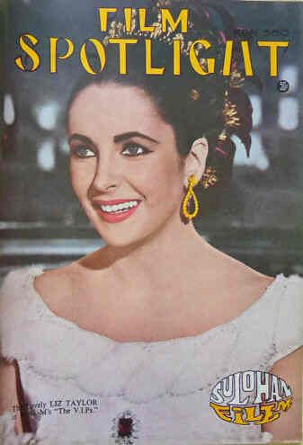 FILM SPOTLIGHT magazine side cover August 1963