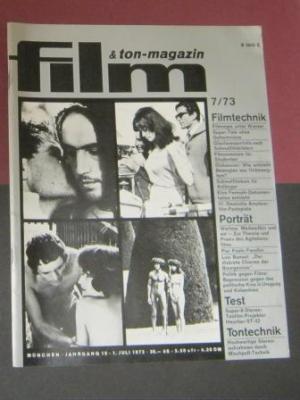 FILM UND TON-MAGAZIN magazine side cover July 1973