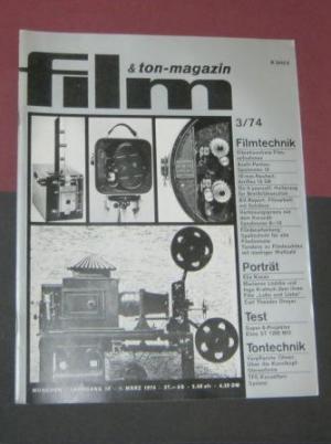 FILM UND TON-MAGAZIN magazine side cover March 1974