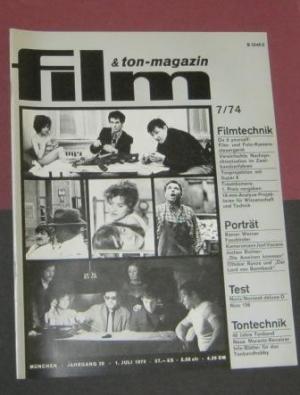 FILM UND TON-MAGAZIN magazine side cover July 1974
