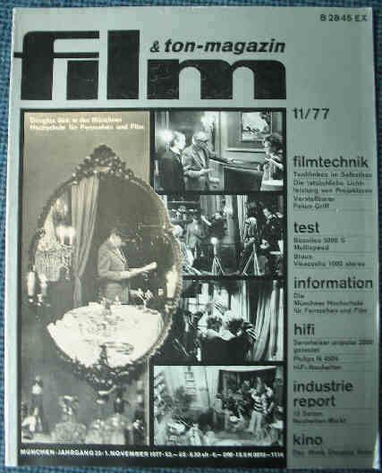 FILM UND TON-MAGAZIN magazine side cover November 1977